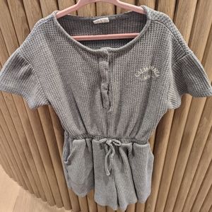 Zara Girls Romper, Grey, Size 8